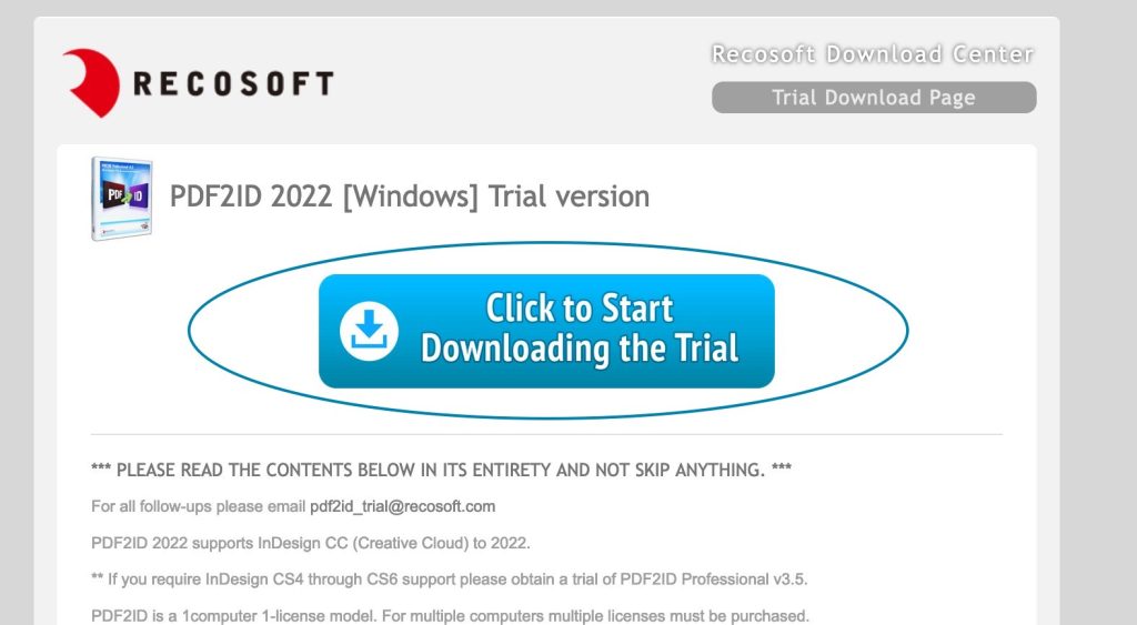 Finally Click download to install PDF2ID