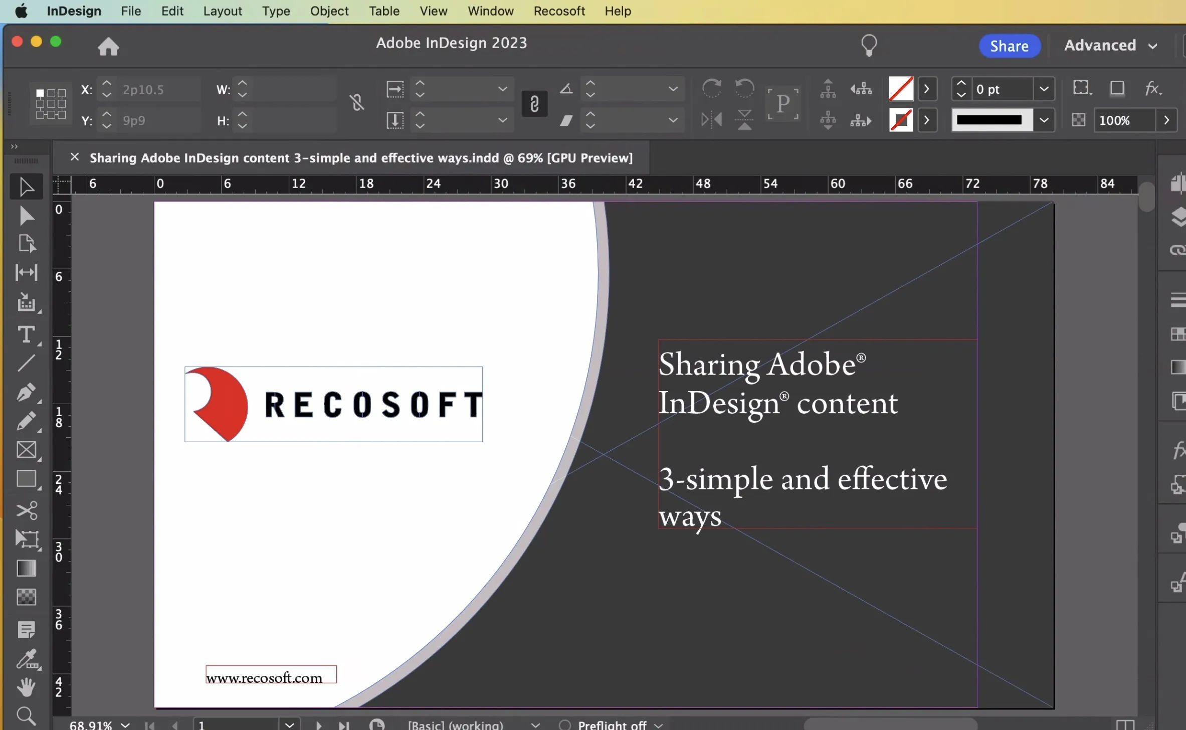 Editing a PDF in InDesign is possible.